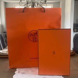 Authentic Large Hermes paper bag.